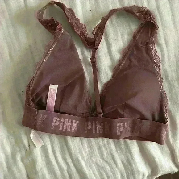 Pink lace bralette - Picture 2 of 2